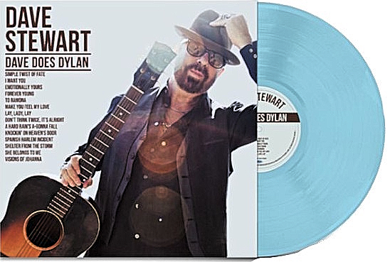 Pre-Order Dave Stewart's "Dave Does Dylan" Signed Blue Vinyl