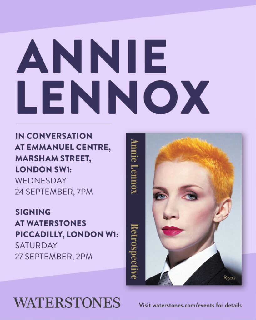Annie Lennox In Conversation & Book Signing in London